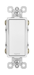 Legrand Radiant TM873WCC10 15 Amp Rocker Wall Switch, 3-Way Decorator Light Swit