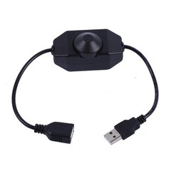 5V USB Rotary Inline Dimmer Switch LED Dimmer Switch Controller for LED Strip