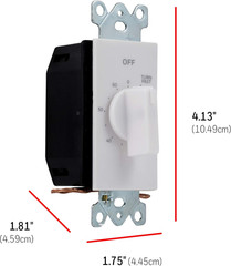 Temporizador De Pared Con Cuenta Regresiva De 60 Minutos, Interruptor Mec Nico.