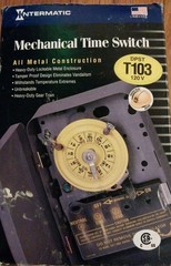 Intermatic T103 120v Mechanical Time Switch Heavy Duty Metal Enclosure New In Bo