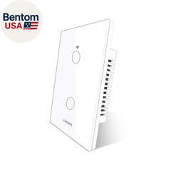 Smart Matter Light Switch, 2.4G Wifi Touch Wall Switch (Neutral Wire Required),