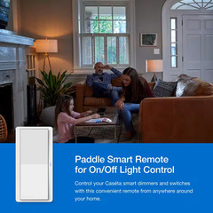 Pico Paddle Remote Wall-Mount Kit, for On/Off Control of Caseta Smart Dimmers an