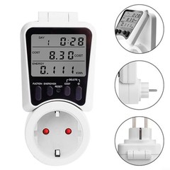 Energy Meter Socket with Dual Rate Measurement for Time Based Electricity Use