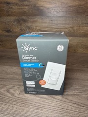GE CYNC Smart Dimmer Light Switch, Wire-Free, Bluetooth and Wi-Fi Light Switch