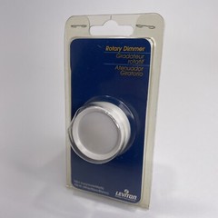 Leviton Rotary Light Switch Dimmer White No. 700-W 600 Watt 120V MPN # 837-700-W