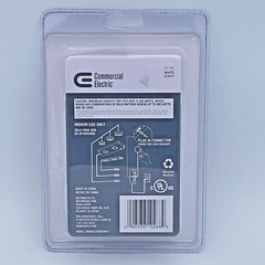 Commercial Electric 200 Watt 120 Volt 3 Level Touch Dimmer, White, 150-330