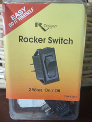 RV Designer Collection Black S261 Rocker Switch On/Off Spst-Brand New-SHIP 24 HR