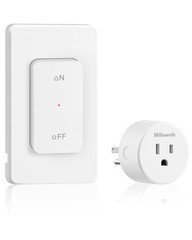 Remote Control Outlet, WILAWELS Wireless Light Switch with Magnetic Base, On …