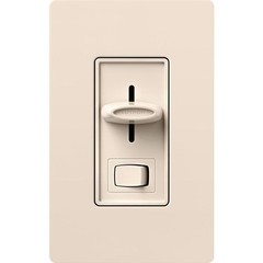 Lutron SCL-153PH-LA Skylark Light Almond 120V 1-Pole LED Slide/Rocker Dimmer