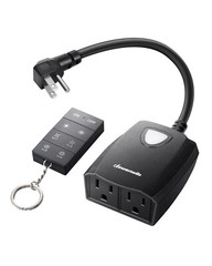 DEWENWILS Outdoor Dimmer for String Lights, 125V Dimmer Plug with 100FT Remote