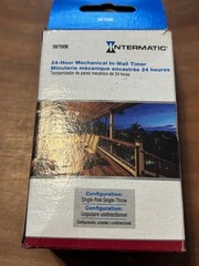 Intermatic IW700K 24 Hour Mechanical In-Wall Timer 120VAC 60Hz 20A White