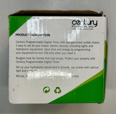 New Century Dual Outlet Digital Timer For Lights-etc