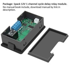 Timer Relay, Icstation DC 12V Time Delay Switch 10A 12v