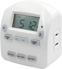 PRIME EZ-SET Digital Countdown Lighting Timer 0869902 2-Pack NEW