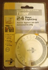Single-Setting Timer 24 Hour Lighting by Timer Matic. New Sealed Package.