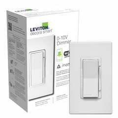 Decora Smart Dimmer Switch, 0-10V, Wi-Fi, Neutral Wire Required, Works with Matt