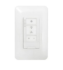 Dimmer Switch & Ceiling Fan Remote Control, 4-Speed Wall Switch, 2 in 1 Light on