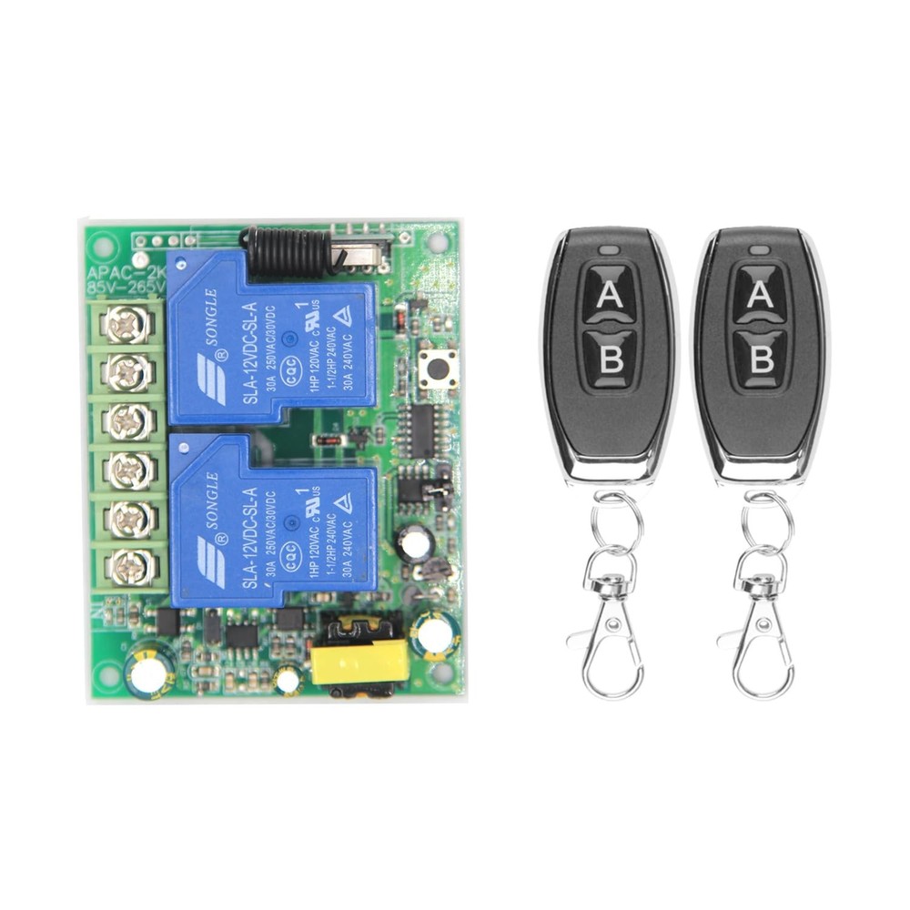 Wireless Remote Control High Power AC 110V/220V Switch 30A Controller Relay