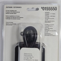 Utilitech Outdoor 24 Hour Heavy Duty Timer 2-Outlets #0155550 Sealed