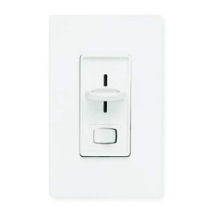 Lighting Dimmer Switch 3 Way 1000W 120V Slide Rocker White Wall