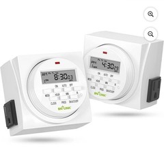 BN-LINK 7 Day Heavy Duty Digital Programmable Timer, FD60 U6, 115V, 60Hz, Dual