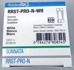 Lutron RRST-PRO-N-WH Sunnata PRO LED RF RA3 Dimmer RRST NEW – SHIPS TODAY
