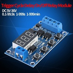 Time Delay Relay, Delay Off Timer Relay, DC 5V-36V Cycle Delay Timer Switch T…