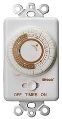 Woods 59745 59745WD 24-Hour Mechanical Converts A Wall In Wall, Multicolor