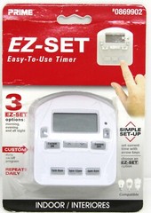 PRIME EZ Set 1-Outlet Digital Countdown Lighting Timer 0869902 (Brand New)