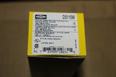 HUBBELL DS115W Single Pole 15A, 120-277V AC Switch and Lighting Control