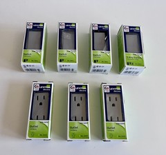 Leviton Decora 15A-125V outlets and 120-276V Switches Lot of 7 New Open Box