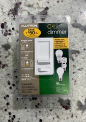 Lutron LECL-153PH Lumea C•L Single Pole/3-Way, Preset Dimmer White LECL-153PH-WH