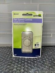 Leviton R23-RTF01-10I Ivory 1.5A 120V Metal Rotary Fan Speed Control 6.8 H in.