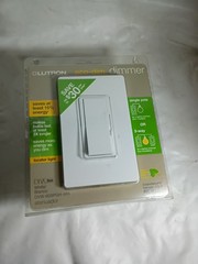 Lutron Eco-Dim DVW-603PGH-WH White Rocker Light Dimmer Switch New Sealed