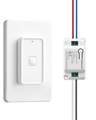Wireless Light Switch and Receiver Kit, WILAWELS Remote Light Switches, No in…