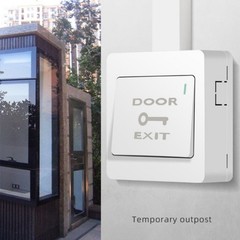 Pushbutton Door Switch for Access Control Systems with Screw Base Mounting