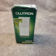Lutron Sunnata Accessory Switch ST-AS Black for Multi-Location Switching