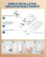 Remote Control Outlet Wireless Wall Mounted Light Switch, Electrical Plug in …