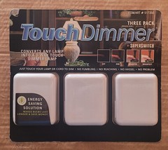 SuperSwitch Touch Dimmer Three Pack Wall Plugs NOS