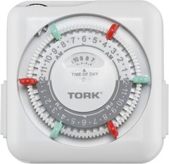 Industries TORK RTN112 Indoor 15-Amp Plug-in Mechanical Appliance Timer 24-Hour