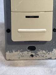 Leviton ODS10 Decora Single Pole Occupancy Sensor 1200V USED ALMOND