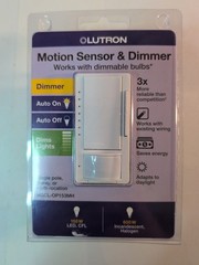 Lutron MSCL-OP153MH-WH DIMMER/MOTION DETECTOR SWITCH White