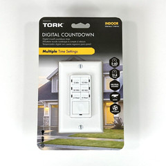 TORK Digital Countdown Timer Indoor R5M4HW Multiple Time Setting – FREE SHIP