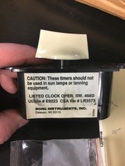 BORG WALL BOX TIME SWITCH 30 MIN