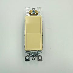 Leviton 5603 Almond 3-Way Rocker Switch