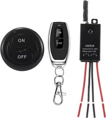Mini Wireless Remote Switch 12V with 10A Relay,distance Up 328FT for lights…