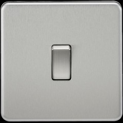 Knightsbridge 1G DP Screwless 20A Wall Switch ML SF8341BC