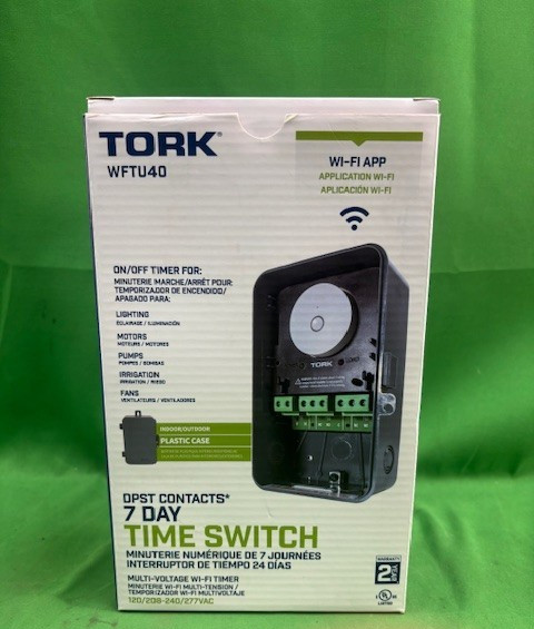 TORK WFTU40 Indoor Outdoor WI-FI Smart 7-Day Timer Switch 0101 New (E9)