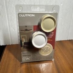 Lutron FSQ-2FH-3K Rotary On/Off Fan-Speed Control White/Ivory/Light Almond
