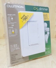 Lutron Diva CL White Dimmer Model DVWCL-153PH-WH Brand New Fast Ship